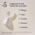 White upLift 5 Nano-Pulse anti-aging device with mouthpiece and power cord on a clean background.