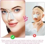Two transparent silicone nose shaper clips, one double-headed and one single-headed, shown against a neutral background.